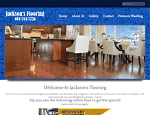 Tablet Screenshot of jacksonsflooring.com